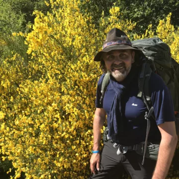 En chemin dans le Massif Central